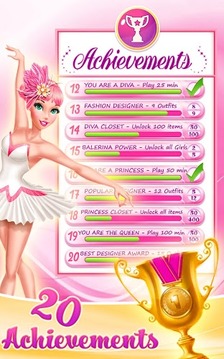 Ballerina Princess Dress up游戲截圖4