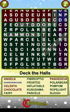 Epic Christmas Word Search游戲截圖4
