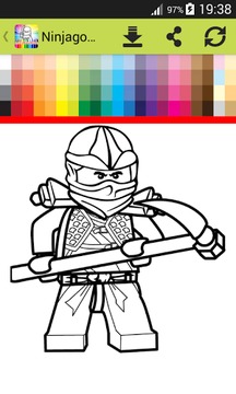 Coloring Book Ninjego游戲截圖5