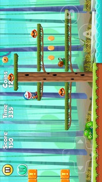 Doreamon Cat Blue Jungle Game游戲截圖1