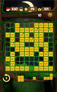BlockPuzzle Pikachu 塊拼圖皮卡丘在森林里游戲截圖3