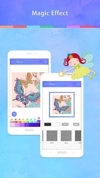 Coloring Book Adults & Kids游戲截圖5