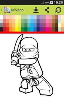 Coloring Book Ninjego游戲截圖1