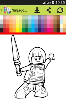 Coloring Book Ninjego游戲截圖4