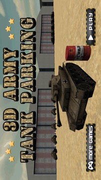 3D Army Tank Parking游戲截圖1