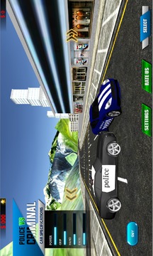 Police Car Chase Racing 2017游戲截圖1