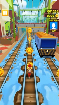 Train Subway Surf Skate Runner游戲截圖1