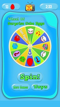 Wheel Of Surprise Cube Eggs游戲截圖1