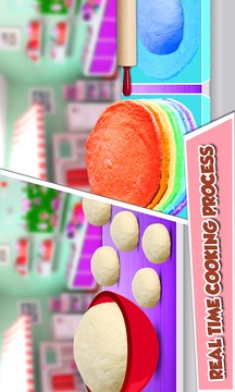 DIY彩虹饼干制造商厨师游戏截图2