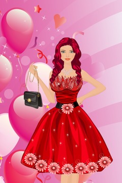 Pink Party Dress Up游戲截圖5