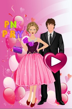 Pink Party Dress Up游戲截圖2