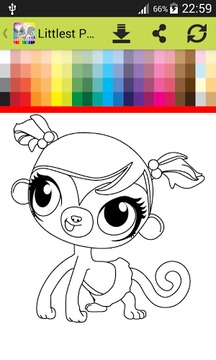 Coloring Book Little Pet Shop游戲截圖2