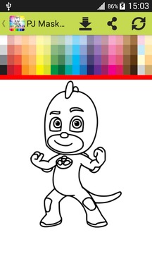 Coloring Book for PJ游戲截圖3