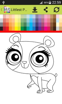 Coloring Book Little Pet Shop游戲截圖4
