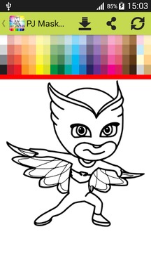 Coloring Book for PJ游戲截圖2