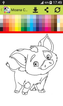 Coloring Book for Moanna游戲截圖4