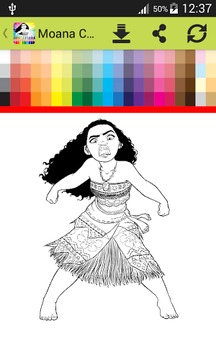 Coloring Book for Moanna游戲截圖3