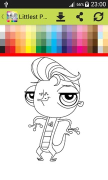 Coloring Book Little Pet Shop游戲截圖5