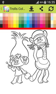 Coloring Book for Trolls游戲截圖5