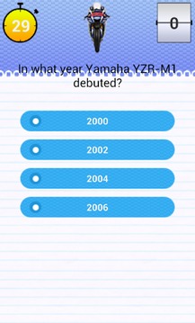 Quiz for Yamaha YZR-M1 Fans游戲截圖3
