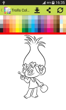 Coloring Book for Trolls游戲截圖3