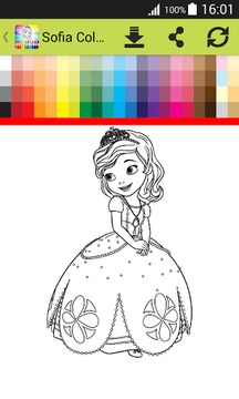 Coloring Book for Sofia游戲截圖2