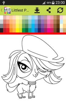 Coloring Book Little Pet Shop游戲截圖3