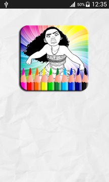 Coloring Book for Moanna游戲截圖1