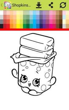 Coloring Book for Shopkins游戲截圖2