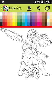 Coloring Book for Moanna游戲截圖2