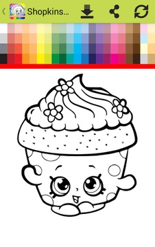 Coloring Book for Shopkins游戲截圖3