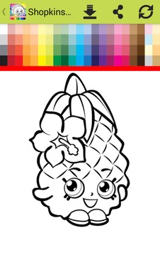 Coloring Book for Shopkins游戲截圖4