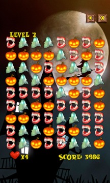 Halloween matching puzzle game游戏截图2