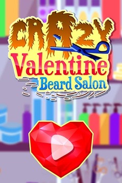Crazy Valentine Beard Salon游戲截圖1