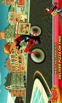 BMX Bicycle Pizza Delivery Boy游戲截圖5