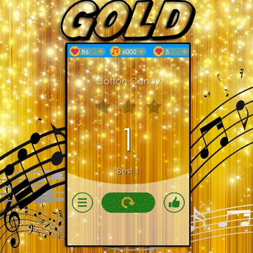 Tap The Piano Tiles gold Theme游戲截圖4