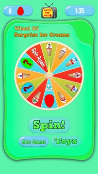 Wheel Of Surprise Ice Creams游戲截圖1