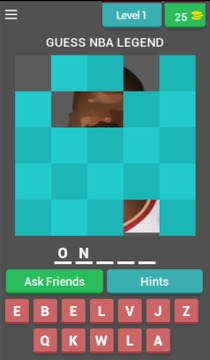 GUESS NBA LEGEND游戲截圖1