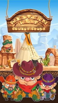 Cowboy Crush Western West游戲截圖1