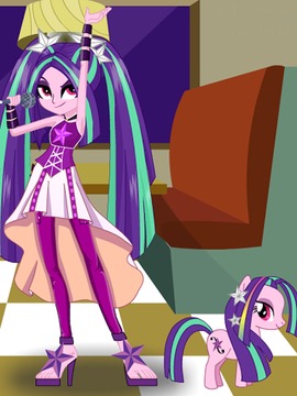 Dress up Aria Blaze游戲截圖2