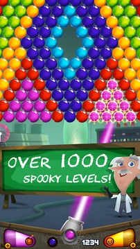 Crazy Scientist Bubble Shooter游戲截圖1