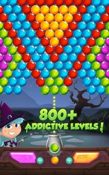 Bubble Shooter Halloween Witch游戲截圖1