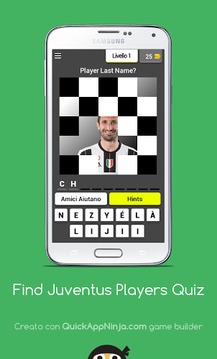 Find Juventus Players Quiz ?游戲截圖1