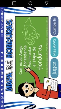 Juego del Mapa de Honduras游戲截圖4