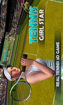 Tennis Star Girl 2017游戲截圖3