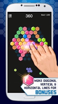 Hexa Block! Puzzle游戲截圖2