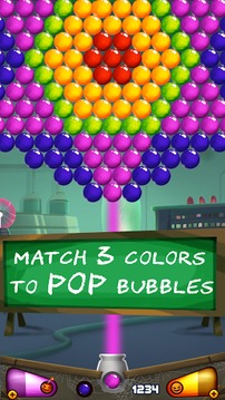 Crazy Scientist Bubble Shooter游戲截圖3