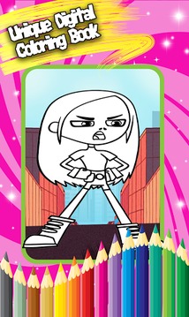Coloring Book - Titans Go Fan游戲截圖3