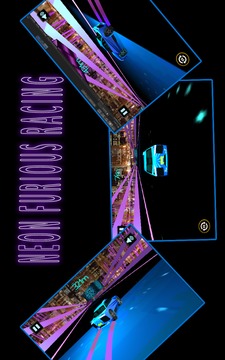 Neon Furious Racing游戲截圖2
