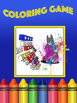 Coloring Superhero Game游戲截圖1